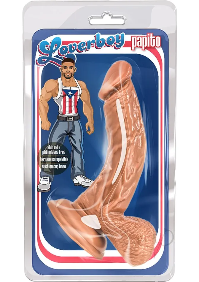 Coverboy Papito Dildo with Balls 65in Caramel Coverboy Female Sex Toys