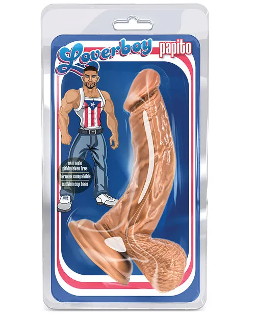 Coverboy Papito Dildo with Balls 65in Caramel Coverboy Female Sex Toys