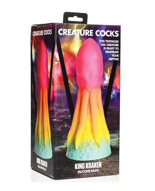 Creature Cocks King Kraken Silicone Dildo Multicolor Creature Cocks Dildos