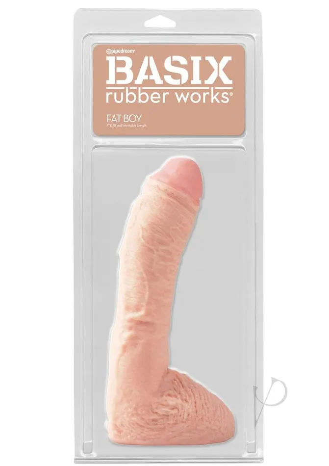 Dildos Basix Rubber Works Basix Rubber Works Fat Boy Dong 10in Vanilla