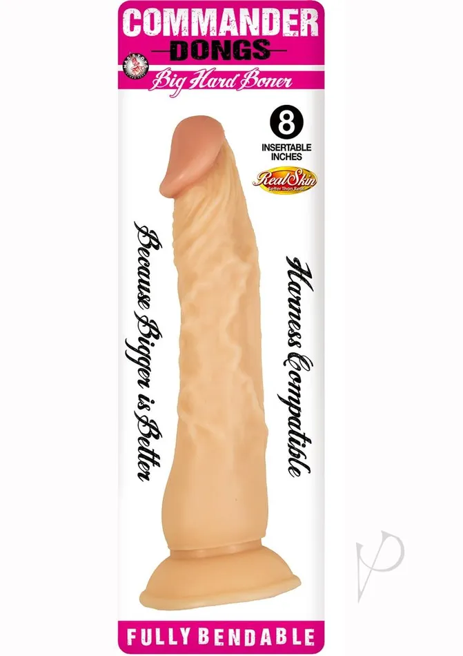 Dildos Commander Commander Dongs Big Hard Boner Bendable Dilco 8in Vanilla Dildos Commander Commander Dongs Big Hard Boner Bendable Dilco 8in Vanilla
