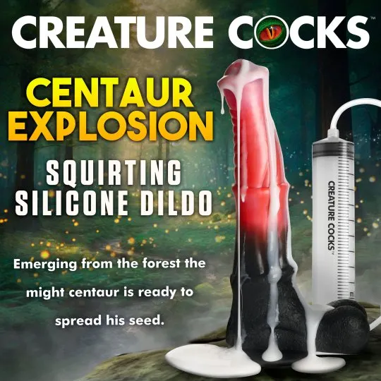 Dildos Creature Cocks Centaur Explosion Squirting Silicone Dildo
