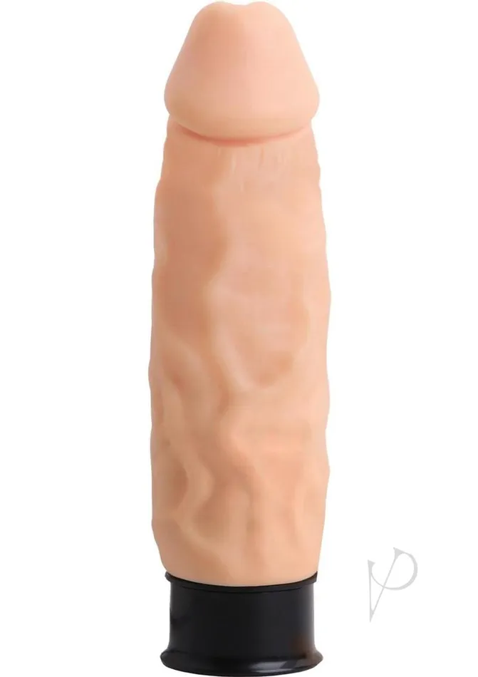 Dildos Skinsations Skinsations Thick Vibraflex Flexible Vibrating Dildo 6in Vanilla