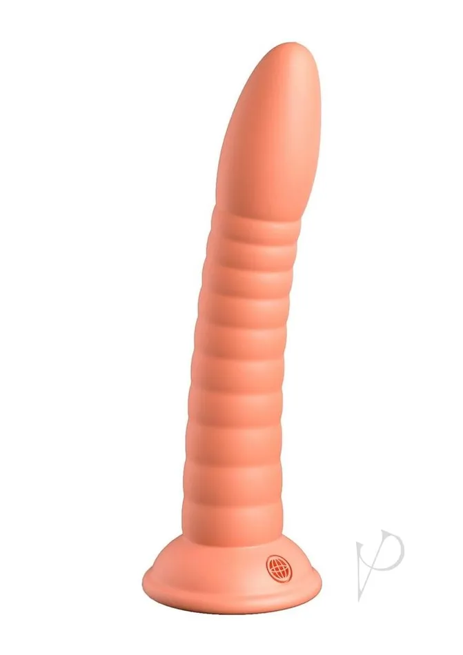 Dillio Dildos Dillio Platinum Wild Thing Silicone Dildo 7in Orange