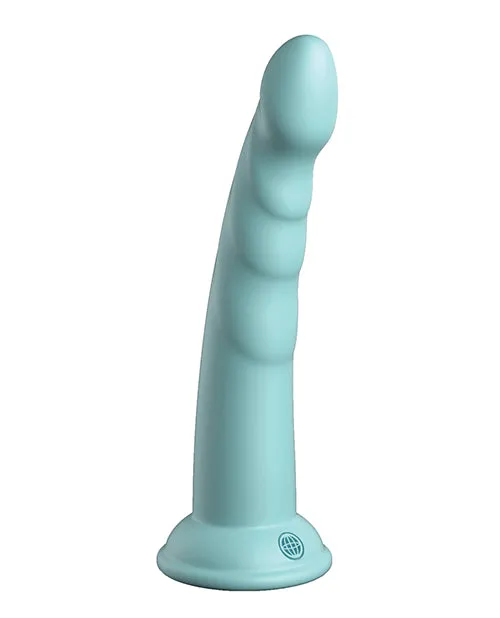Dillio Platinum Slim Seven Silicone Dildo 7in Teal Dillio Dildos