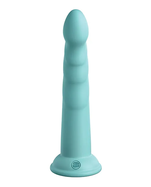 Dillio Platinum Slim Seven Silicone Dildo 7in Teal Dillio Dildos