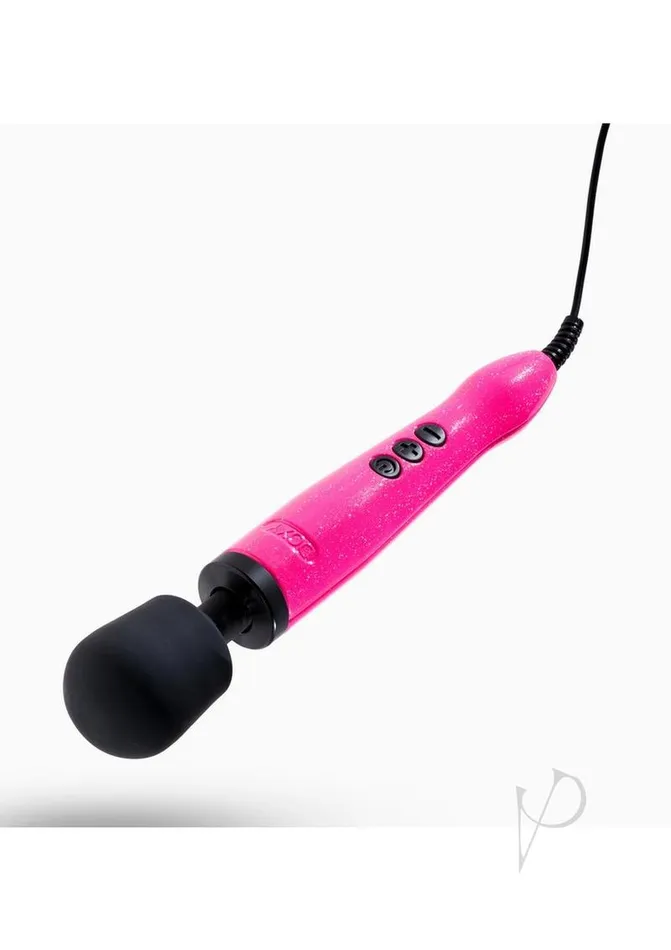 Doxy Doxy Die Cast Wand Metal PlugIn Vibrating Body Massager Hot Pink Female Sex Toys