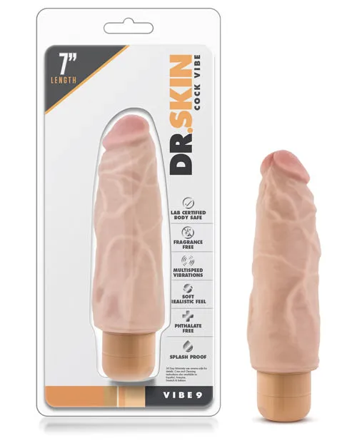 Dr Skin Dildos Dr Skin Silver Collection Cock Vibe 9 Vibrating Dildo 7in Vanilla Dr Skin Dildos Dr Skin Silver Collection Cock Vibe 9 Vibrating Dildo 7in Vanilla