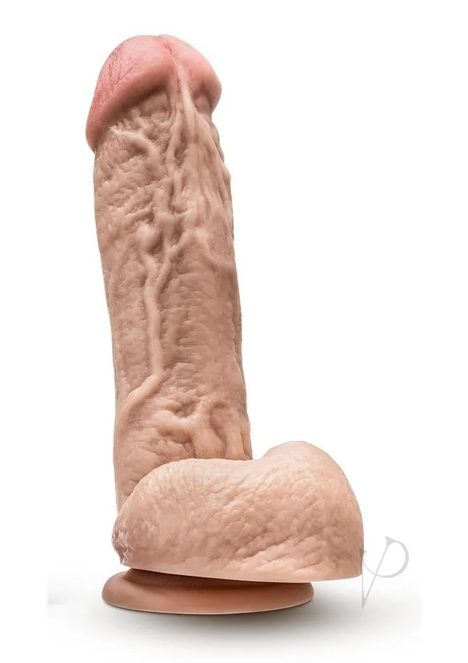 Dr Skin Silver Collection Mr D Dildo with Balls and Suction Cup 85in Vanilla Dr Skin Dildos Dr Skin Silver Collection Mr D Dildo with Balls and Suction Cup 85in Vanilla Dr Skin Dildos