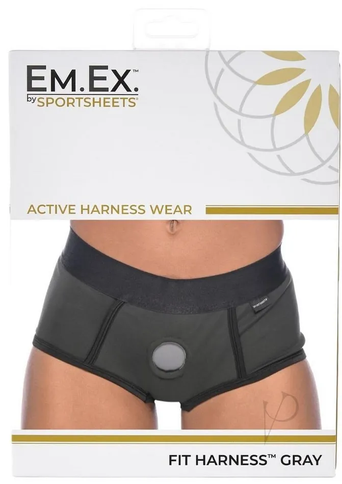EmEx Female Sex Toys EM EX Fit Harness XXLarge Gray