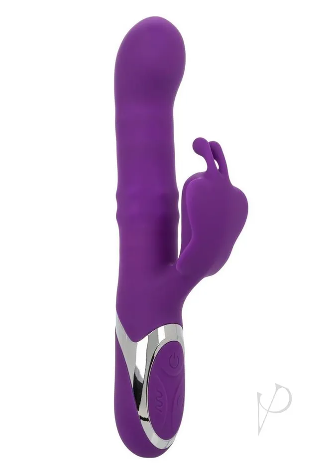 Enchanted Vibrators Enchanted Flutter Rechargeable Silicone Dual Action Rabbit Vibrator Purple Enchanted Vibrators Enchanted Flutter Rechargeable Silicone Dual Action Rabbit Vibrator Purple
