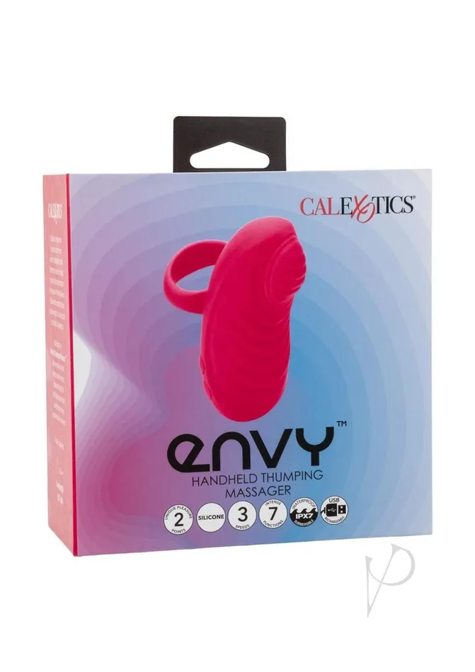 Envy Handheld Thumping Rechargeable Silicone Clitoral Massager Pink Envy Female Sex Toys Envy Handheld Thumping Rechargeable Silicone Clitoral Massager Pink Envy Female Sex Toys