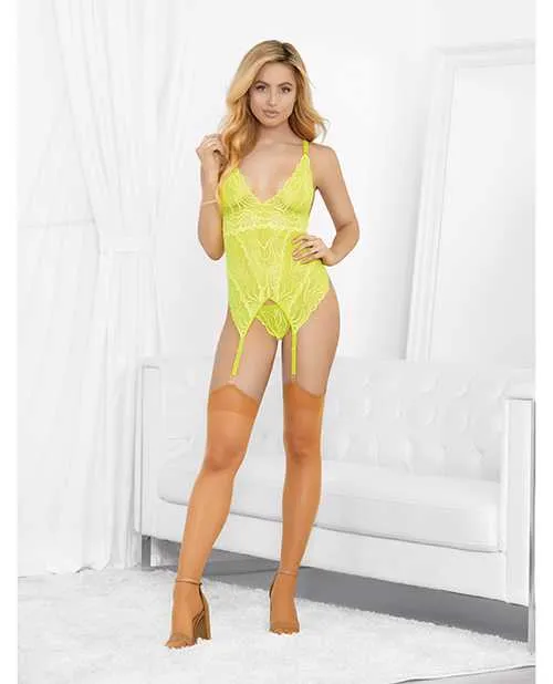 Escante Neons Bustier wNude Hose GString Neon Lime LG Dildos Escante Neons Bustier wNude Hose GString Neon Lime LG Dildos