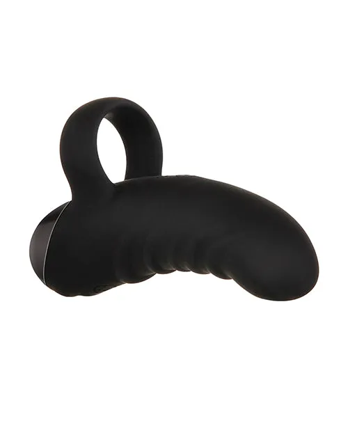 Evolved Hooked On You Silicone Rechargeable Vibrator Black Female Sex Toys