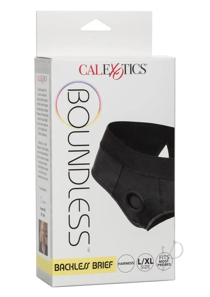 Female Sex Toys Boundless Boundless Backless Brief Harness LXL Black