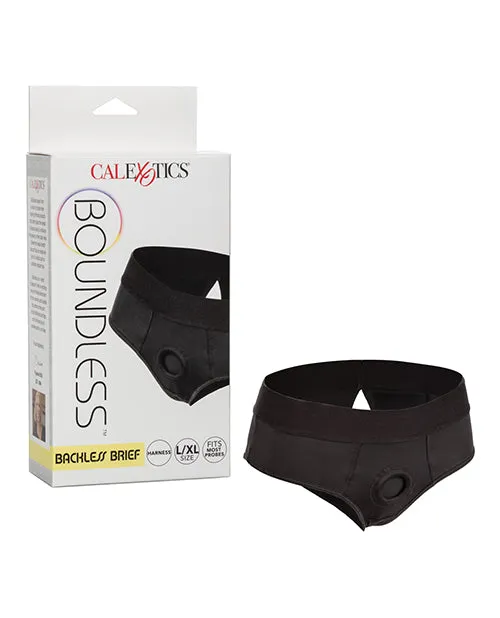Female Sex Toys Boundless Boundless Backless Brief Harness LXL Black Female Sex Toys Boundless Boundless Backless Brief Harness LXL Black