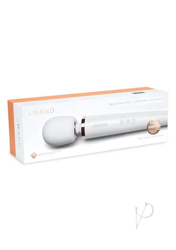 Female Sex Toys Le Wand Le Wand Rechargeable Silicone Massager Pearl White Female Sex Toys Le Wand Le Wand Rechargeable Silicone Massager Pearl White