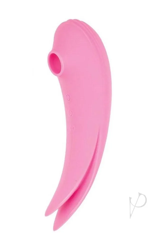 Female Sex Toys Mystique Mystique Suction Vibrating Rechargeable Silicone Massager Pink