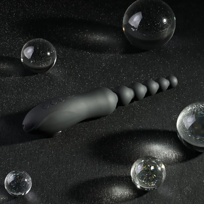 Female Sex Toys Playboy Pleasure Let It Bead Vibrating Anal Beads Clitoral Suction Playboy Pleasure