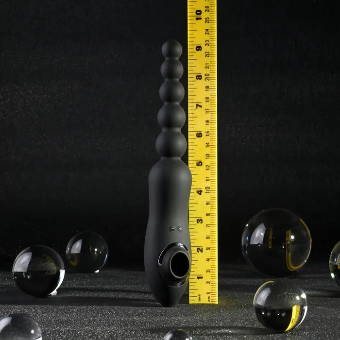 Female Sex Toys Playboy Pleasure Let It Bead Vibrating Anal Beads Clitoral Suction Playboy Pleasure