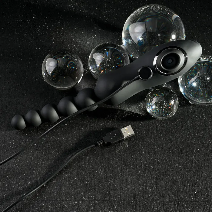 Female Sex Toys Playboy Pleasure Let It Bead Vibrating Anal Beads Clitoral Suction Playboy Pleasure