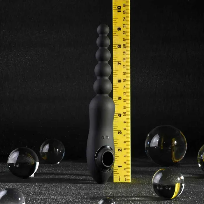 Female Sex Toys Playboy Pleasure Let It Bead Vibrating Anal Beads Clitoral Suction Playboy Pleasure