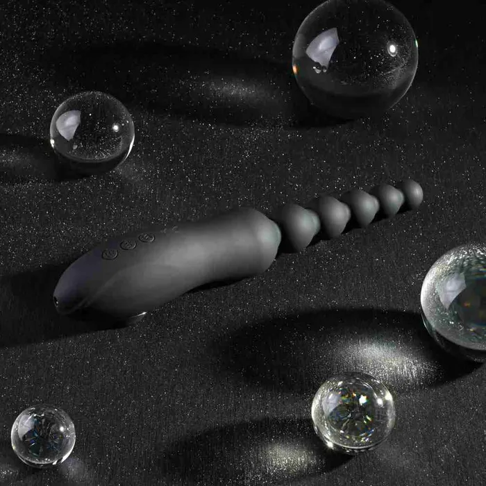 Female Sex Toys Playboy Pleasure Let It Bead Vibrating Anal Beads Clitoral Suction Playboy Pleasure