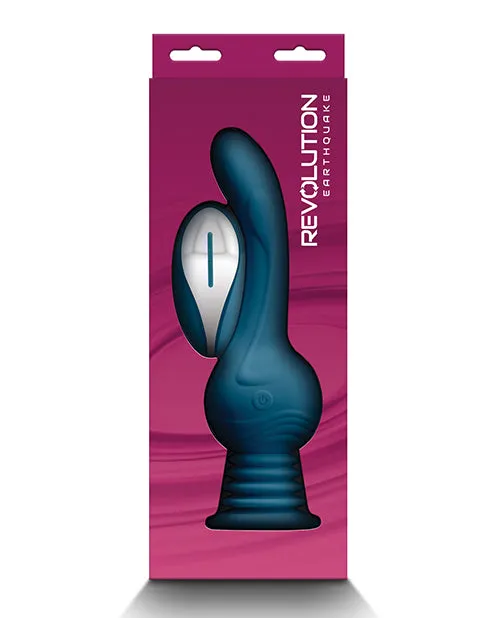 Female Sex Toys Revolution Revolution Earthquake Rechargeable Silicone Vibrator with Remote Control Teal Female Sex Toys Revolution Revolution Earthquake Rechargeable Silicone Vibrator with Remote Control Teal
