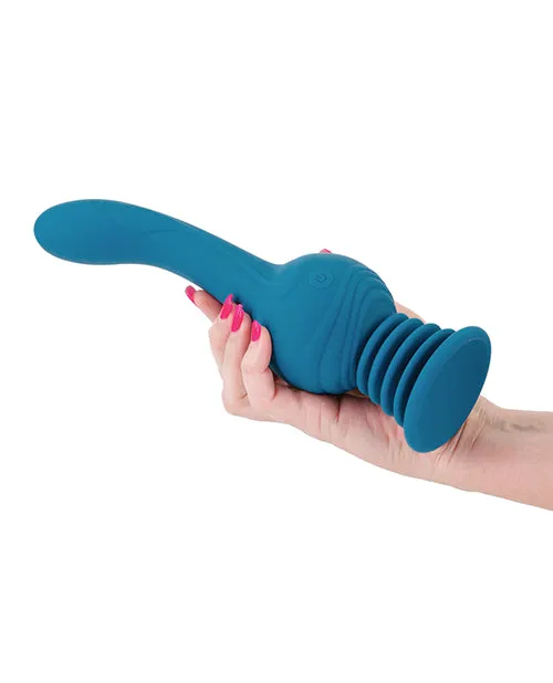 Female Sex Toys Revolution Revolution Earthquake Rechargeable Silicone Vibrator with Remote Control Teal Female Sex Toys Revolution Revolution Earthquake Rechargeable Silicone Vibrator with Remote Control Teal