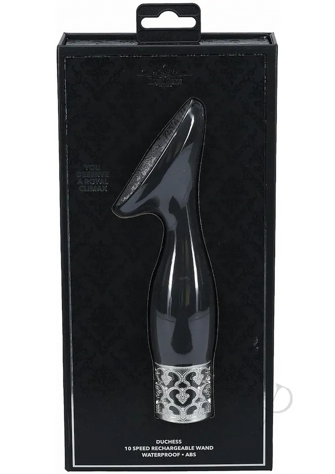 Female Sex Toys Royal Gems Royal Gems Duchess Silicone Rechargeable Vibrator Black Female Sex Toys Royal Gems Royal Gems Duchess Silicone Rechargeable Vibrator Black