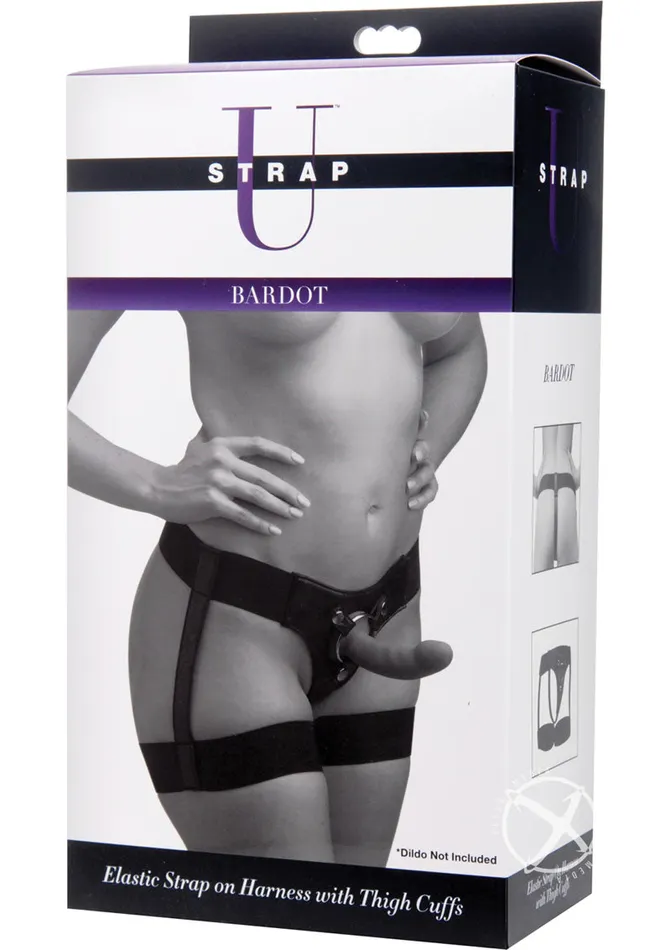Female Sex Toys Strap U Bardot Elastic Strap On Harness With Thigh Cuffs Black Strap U Female Sex Toys Strap U Bardot Elastic Strap On Harness With Thigh Cuffs Black Strap U