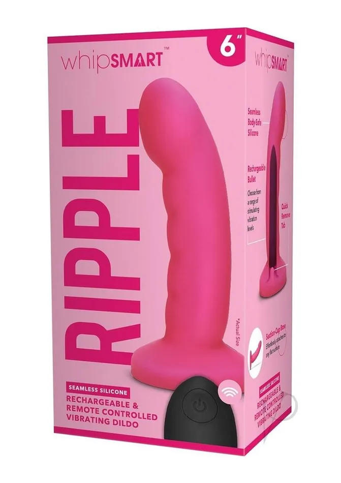 Female Sex Toys WhipSmart Curved Ripple Silicone Rechargeable Dildo with Remote Control 6in Hot Pink Whipsmart Female Sex Toys WhipSmart Curved Ripple Silicone Rechargeable Dildo with Remote Control 6in Hot Pink Whipsmart