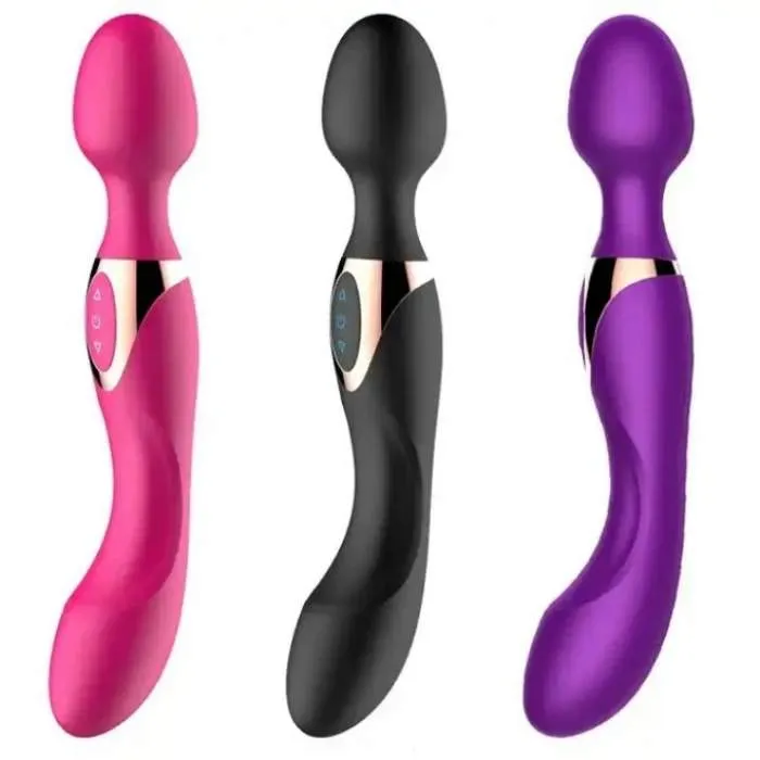 Female Sex Toys Wild Night Fantasies Curved Double Ended Wand Massager