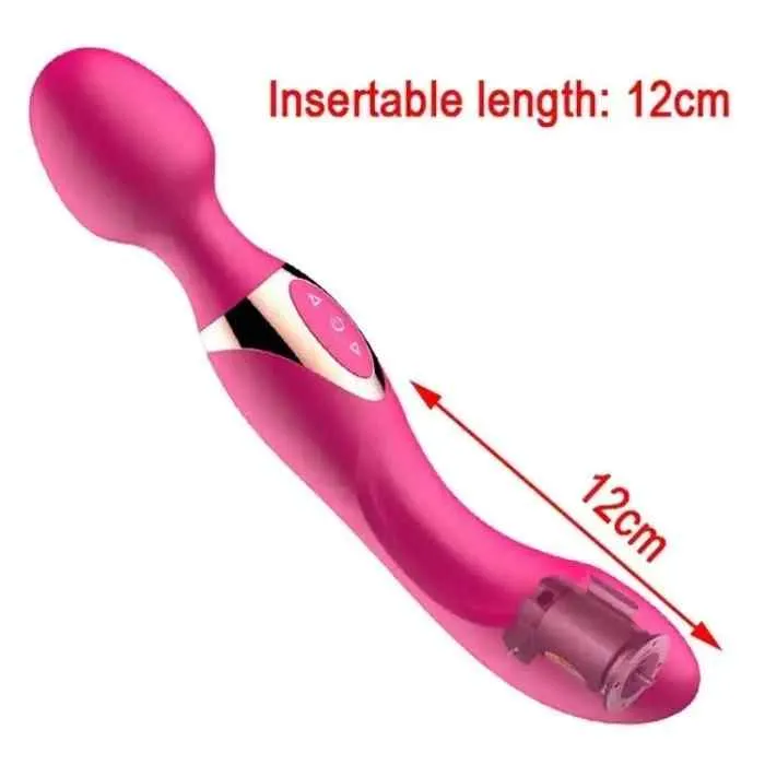 Female Sex Toys Wild Night Fantasies Curved Double Ended Wand Massager