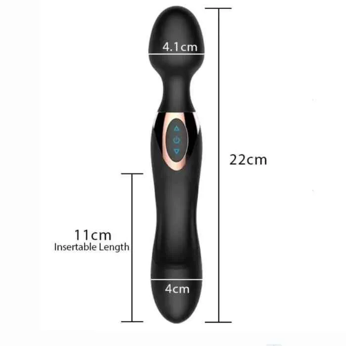 Female Sex Toys Wild Night Fantasies Curved Double Ended Wand Massager