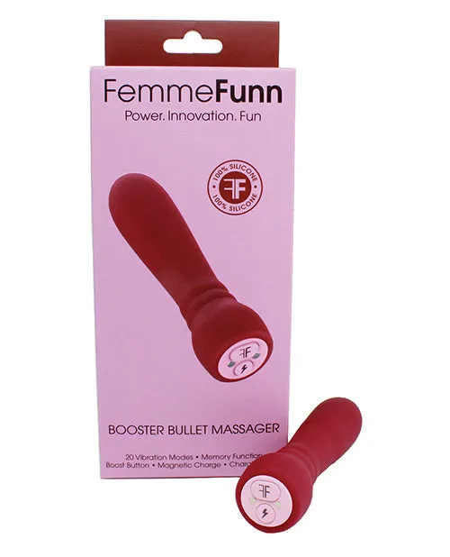 Femme Funn Femme Funn Booster Bullet Maroon Female Sex Toys Femme Funn Femme Funn Booster Bullet Maroon Female Sex Toys