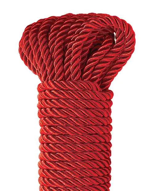 Fetish Fantasy Series Fetish Fantasy Series Deluxe Silky Rope 32ft Red Couples Fetish Fantasy Series Fetish Fantasy Series Deluxe Silky Rope 32ft Red Couples