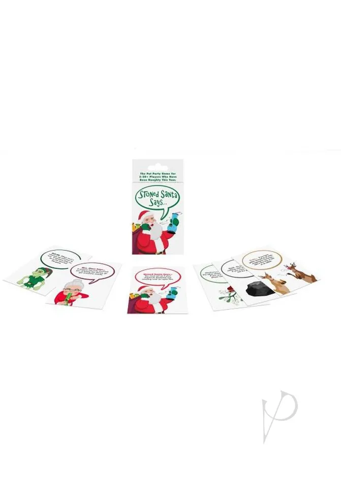 Games Kheper Games Stoned Santa Says Card Game
