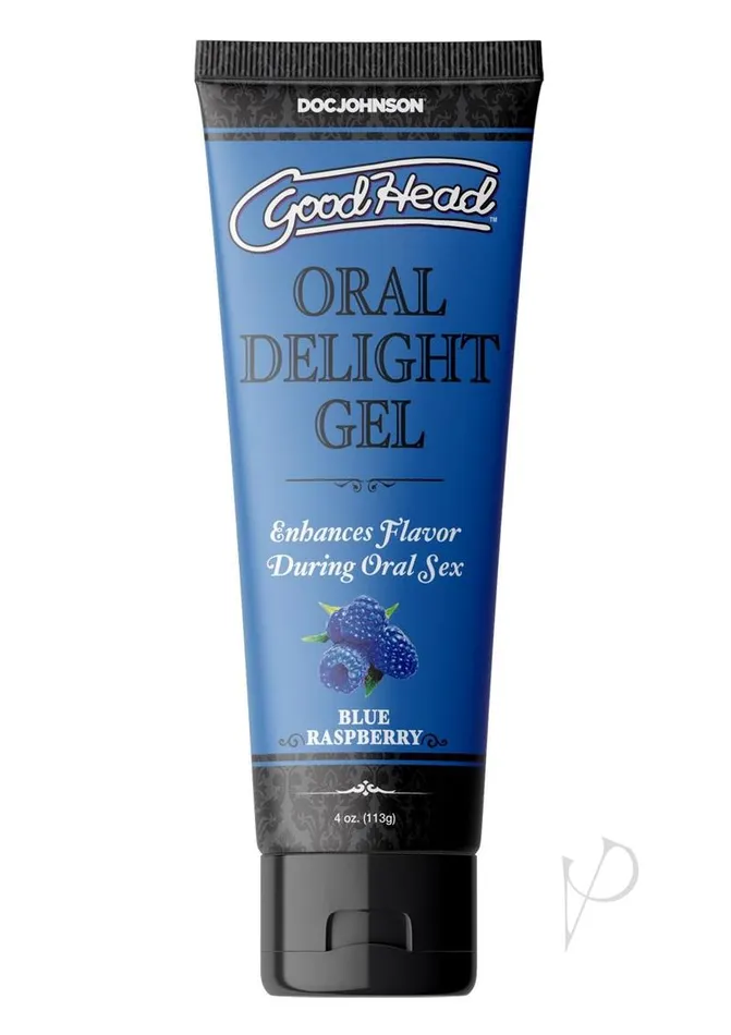Good Head GoodHead Oral Delight Gel Flavored Blue Raspberry 4oz Anal Good Head GoodHead Oral Delight Gel Flavored Blue Raspberry 4oz Anal