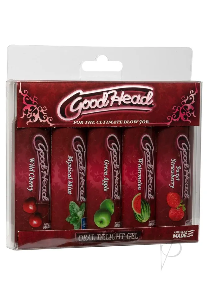 GoodHead Oral Delight Gel Flavored 1oz 5 Pack Good Head Enhancers