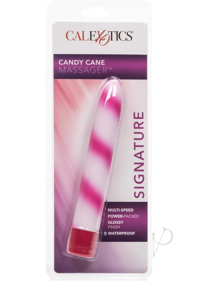 Hard Vibes CalExotics Candy Cane 6in Waterproof Pink Vibrators