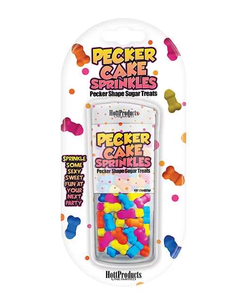Hott Products Vibrators Pecker Cake Sprinkles Multicolor Hott Products Vibrators Pecker Cake Sprinkles Multicolor