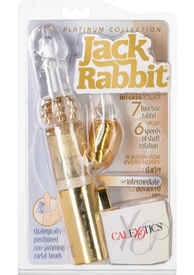 Jack Rabbit Vibrators Jack Rabbit Platinum Collection Rabbit Vibrator Gold