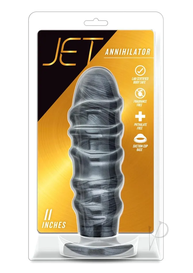 Jet Anal Jet Annihilator Butt Plug Carbon Metallic Black