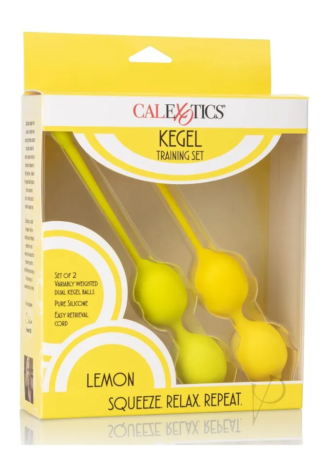 Kegel Training Set Lemon Silicone Kegel Female Sex Toys