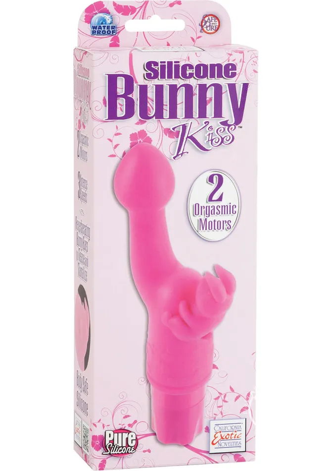Kiss Vibes Bunny Kiss Silicone Vibrator Pink Vibrators