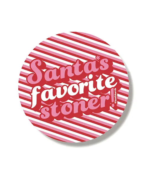 Kush Kards Male Sex Toys Favstoner Holiday Sticker Pack of 3