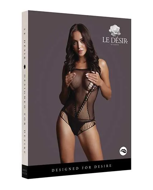 Le Desir Anal Le Desir Contrast Net Teddy OS Black Le Desir Anal Le Desir Contrast Net Teddy OS Black