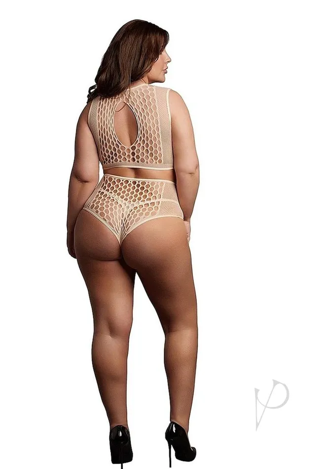 Le Desir Le Desir Duo Net Key Hole Bra Set Queen Beige Dildos Le Desir Le Desir Duo Net Key Hole Bra Set Queen Beige Dildos