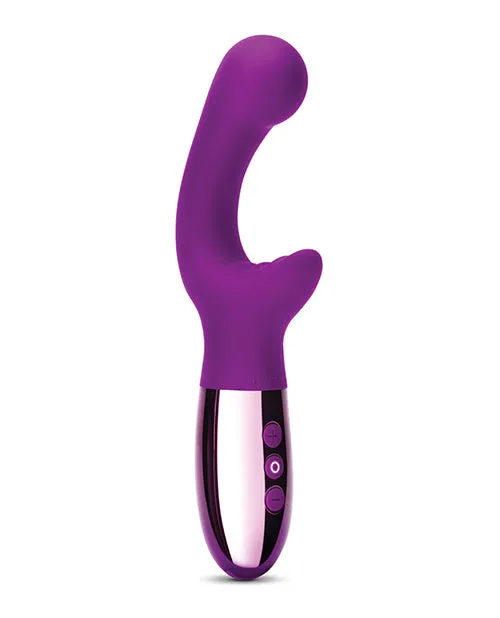 Le Wand Female Sex Toys Le Wand XO Rechargeable Silicone Dual Stimulating Vibrator Cherry Le Wand Female Sex Toys Le Wand XO Rechargeable Silicone Dual Stimulating Vibrator Cherry
